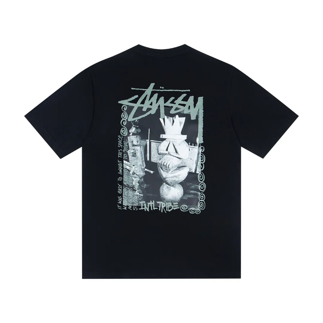 🔥 006# P55 （In Stock ） Stussy T Same Style ：Black White Size：S M L XL ： 260 ：
